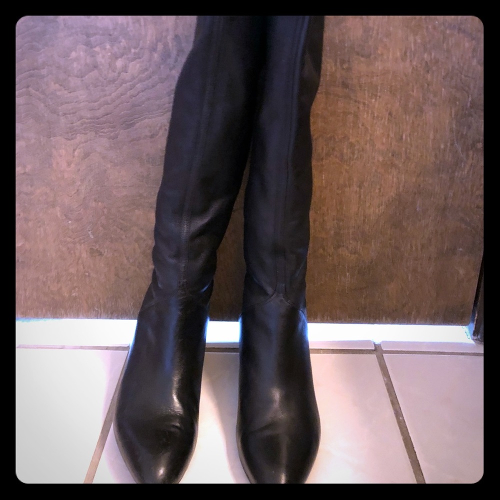 Cole Haan Black Leather Boots